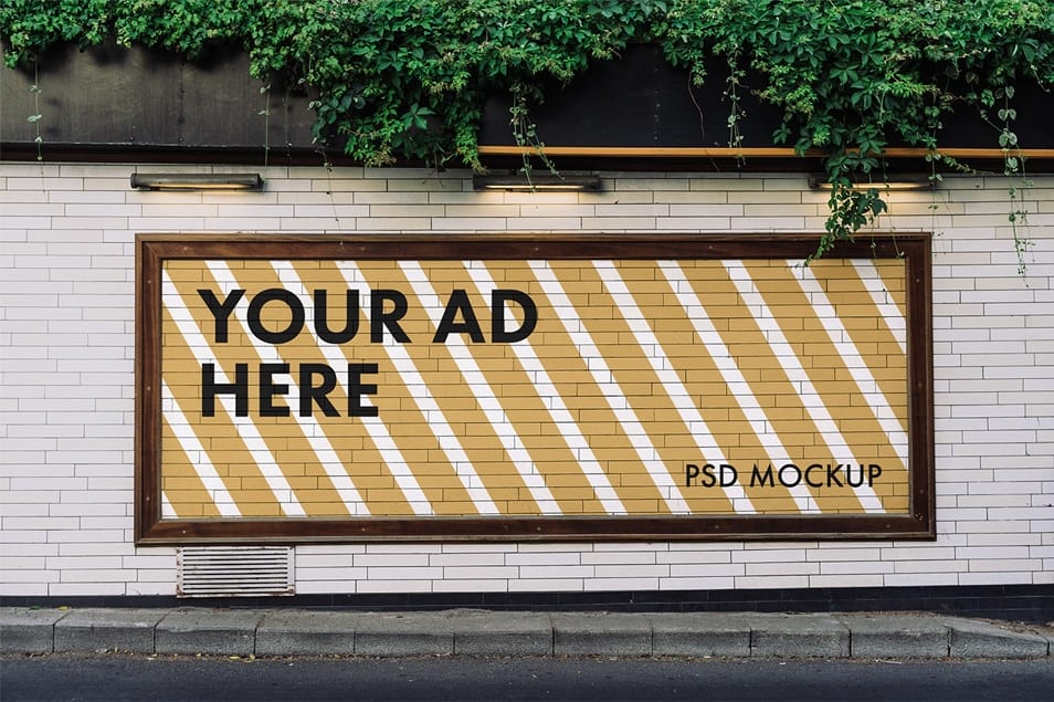 Advertising Billboard Mockup 2 Advertising Billboard Mockup
