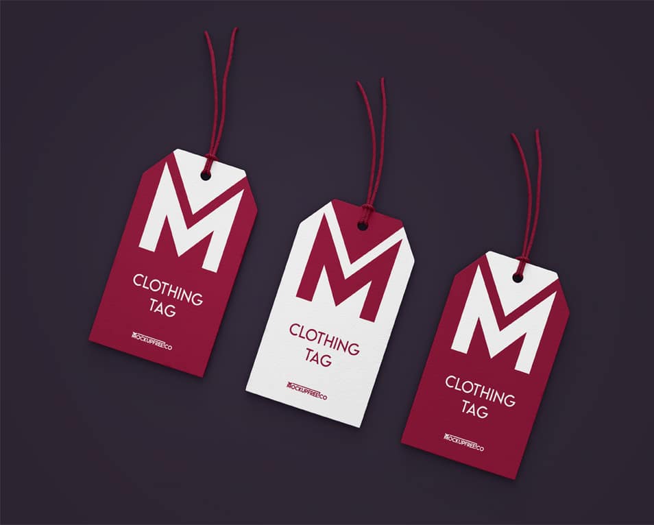 Clothing Tag 3 Free PSD Mockups 2 Clothing Tag 3 Free PSD Mockups