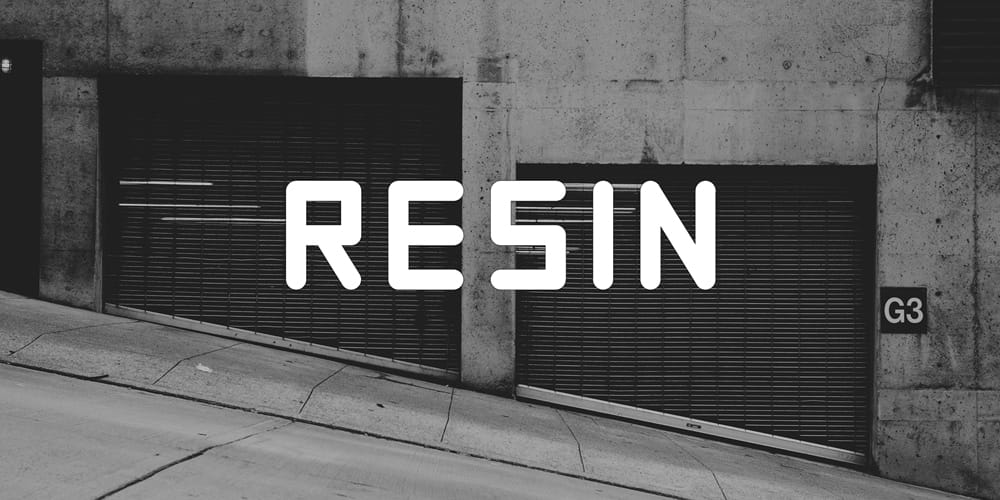 Resin Font