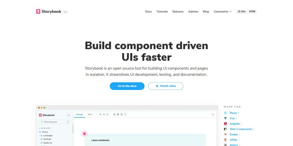 Best Design System Tools (Free & Premium) 28 storybook