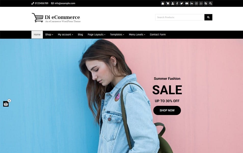 Di eCommerce WordPress Theme