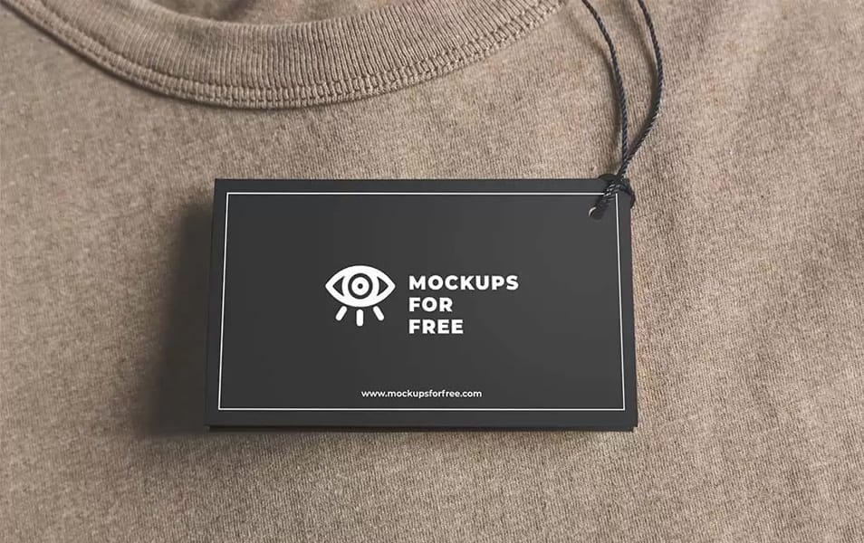 Clothing Label Mockup 2 Clothing Label Mockup