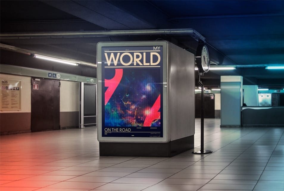 Free Substation Wall Billboard PSD Design Mockup 2 Free Substation Wall Billboard PSD Design Mockup