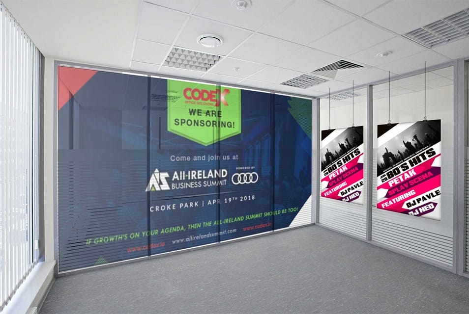 Office Interior Banners Presentation Mockups 2 Office Interior Banners Presentation Mockups