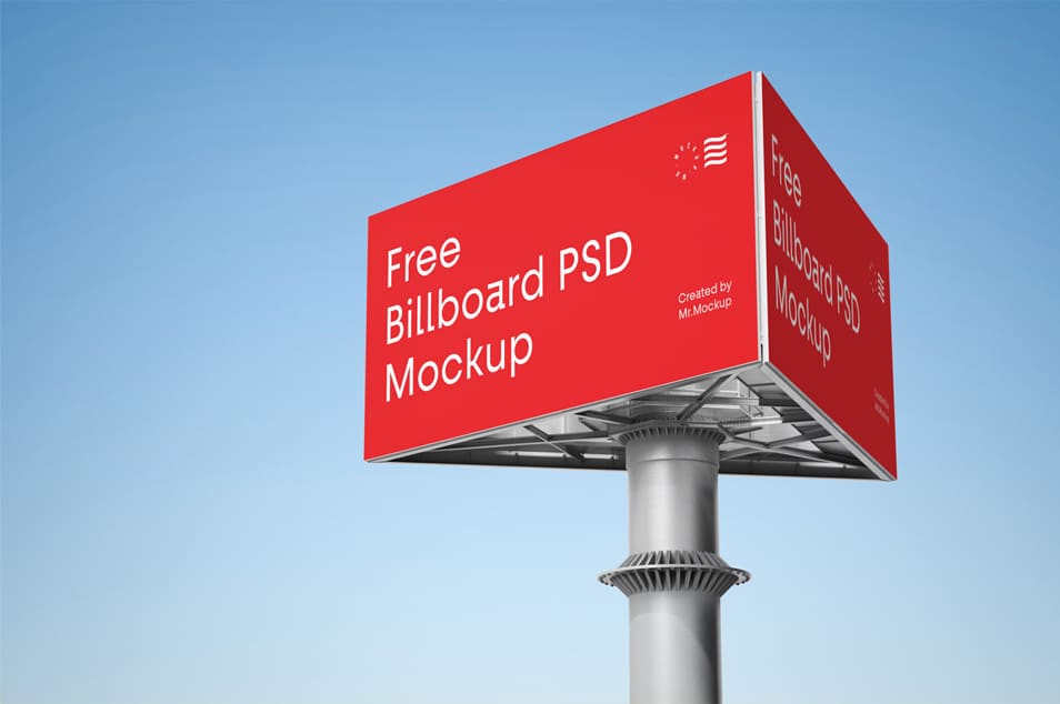 Advertising Billboard Mockup 2 Advertising Billboard Mockup