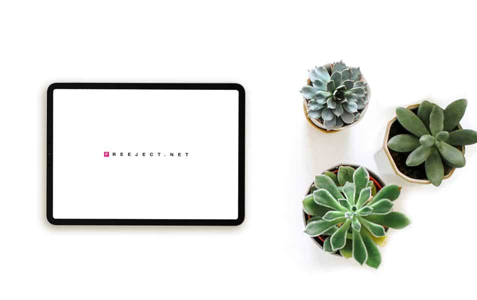 iPad & Plant Mock-Up Template PSD 2 iPad & Plant Mock-Up Template PSD