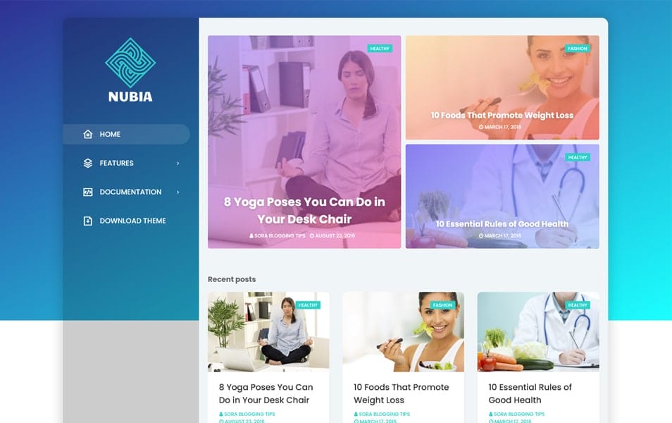 300+ Best Free Responsive Blogger Templates 2025 154 Nubia Responsive Blogger Template