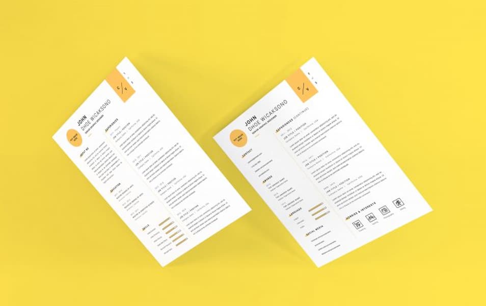 Curriculum Vitae Mockup 2 Curriculum Vitae Mockup