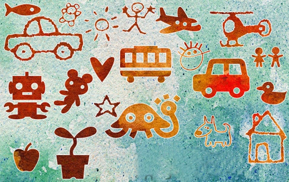 The Huge Collection Of Photoshop Custom Shapes 21 Kiddy Stuffs