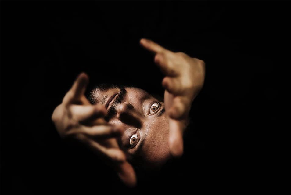 50+ Collection of Excellent Dark Wallpapers 27 Mans Face In Dark Room