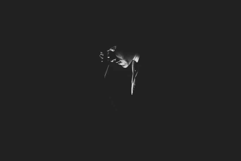 50+ Collection of Excellent Dark Wallpapers 22 Monochrome Photography Of Person On Dark Room