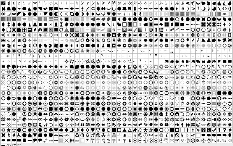 The Huge Collection Of Photoshop Custom Shapes 3 More Custom Shapes