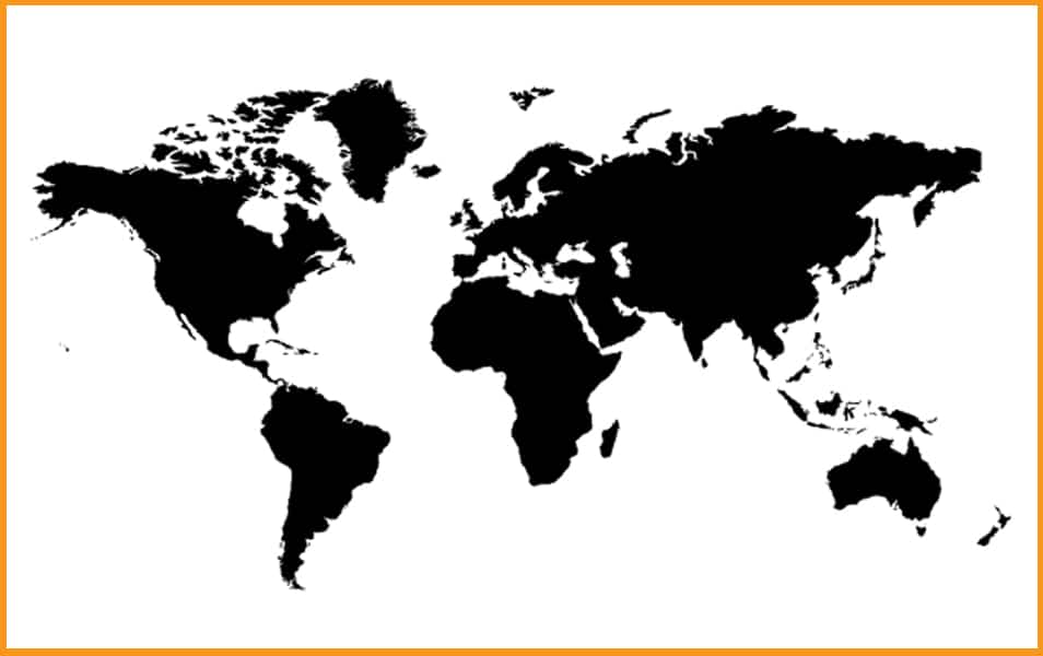 Photoshop Shapes World Map