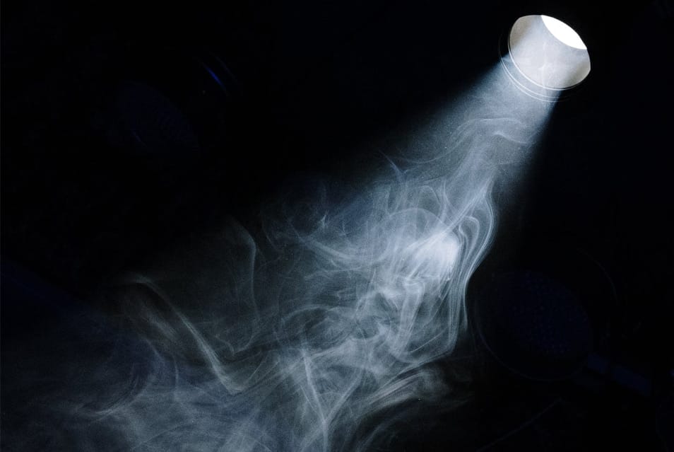 50+ Collection of Excellent Dark Wallpapers 16 Spotlight Illuminating Smoke