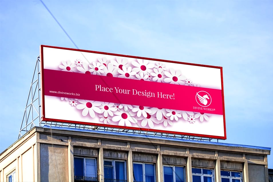 Building Billboard Mockup PSD 2 Building Billboard Mockup PSD