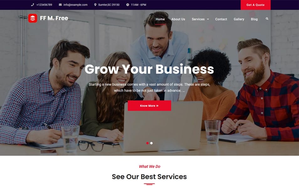 25+ Best Free Multipurpose WordPress Themes 2025 1 FF Multipurpose