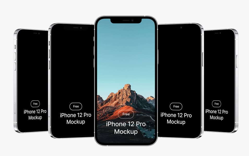 Free iPhone 12 Pro Mockup