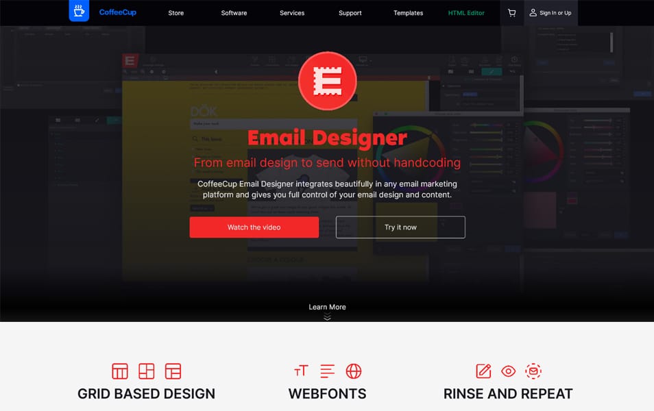 15+ Best Responsive Email Template Builders 2021 9 Coffeecup Email Designer