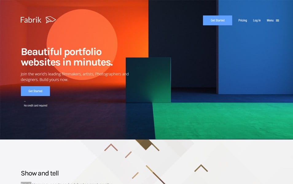 25+ Best Portfolio Website Builders 2021 16 Fabrik
