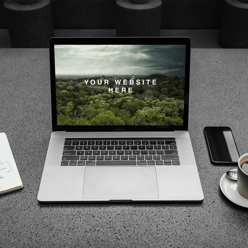 MacBook Pro Workspace Mockup 1 MacBook Pro Workspace Mockup