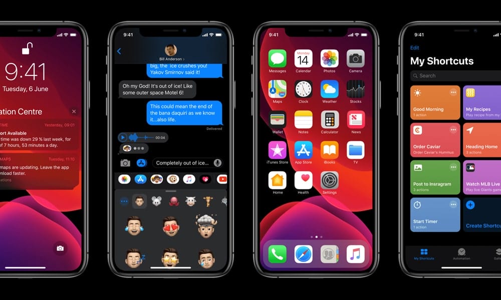 iOS 13 GUI