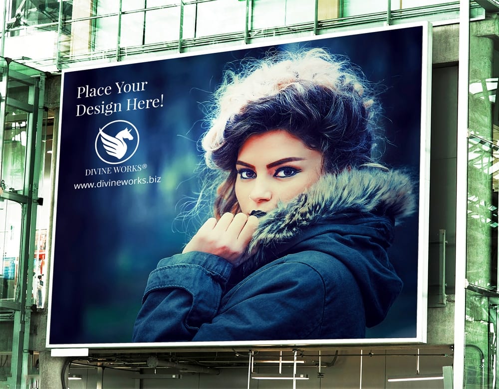 Outdoor Billboard Building PSD Mockup 1 Outdoor Billboard Building PSD Mockup