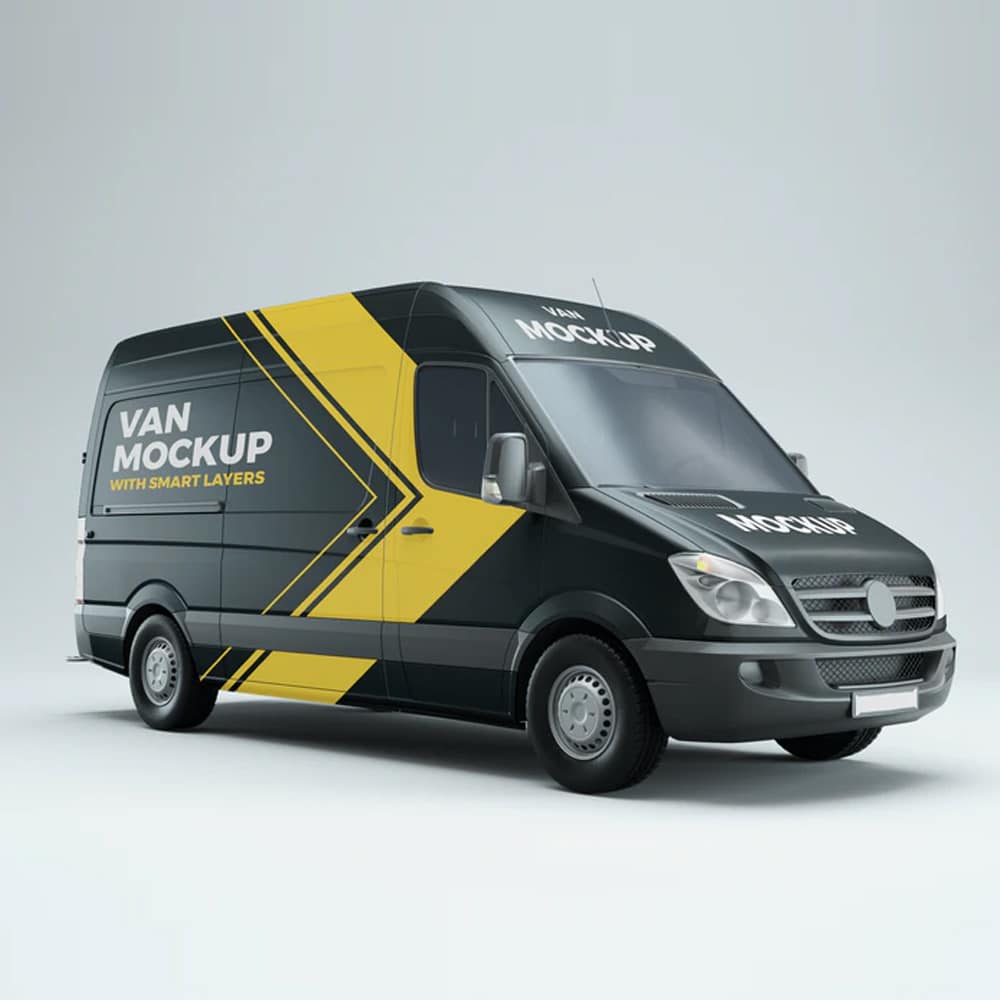 Van PSD Mockup 1 Van PSD Mockup