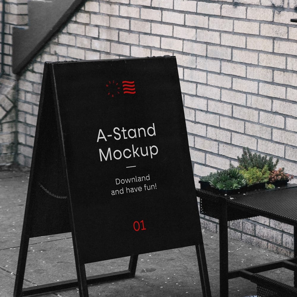 A-Stand Mockup 1 A-Stand Mockup