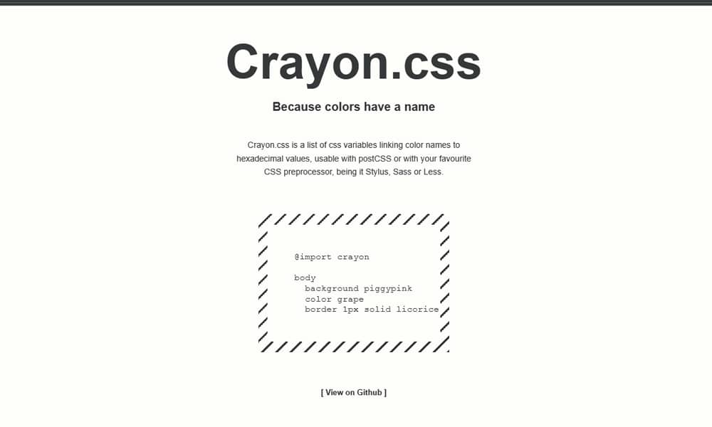 Crayon.css