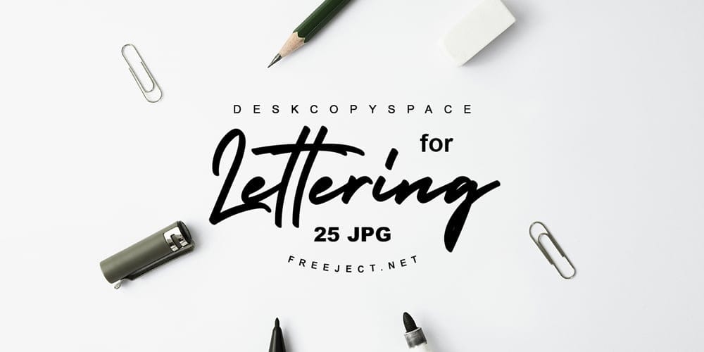 Best Free Scene Creators for Designers 77 Desk Copyspace for Lettering Mockups