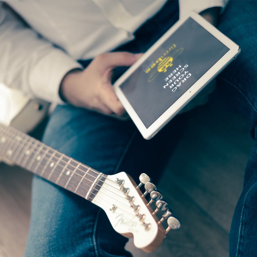 Man With An iPad Free Mockup PSD 1 Man With An iPad Free Mockup PSD