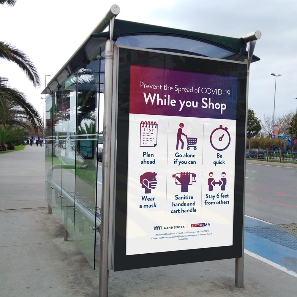 Free Bus Stop Poster Mockup PSD 1 Free Bus Stop Poster Mockup PSD