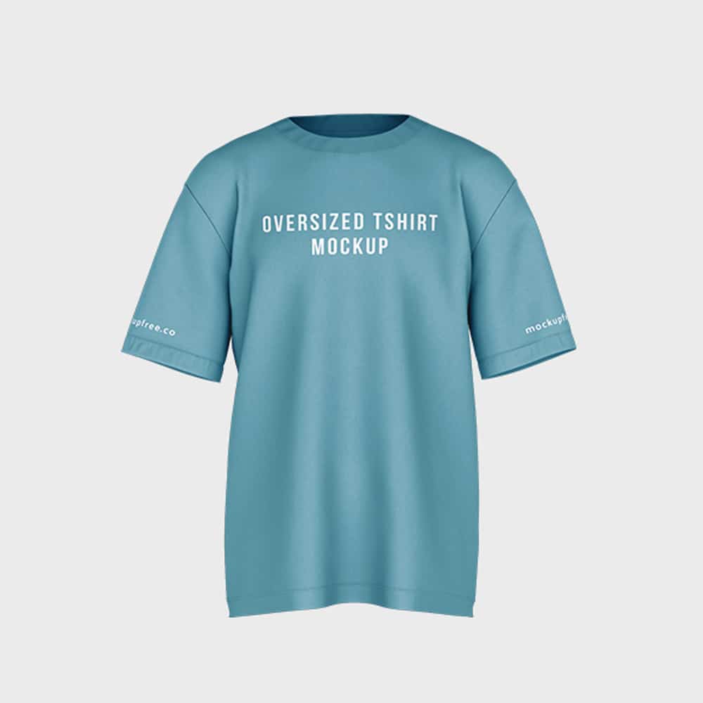 Free Oversized T-Shirt Mockup 1 Free Oversized T-Shirt Mockup