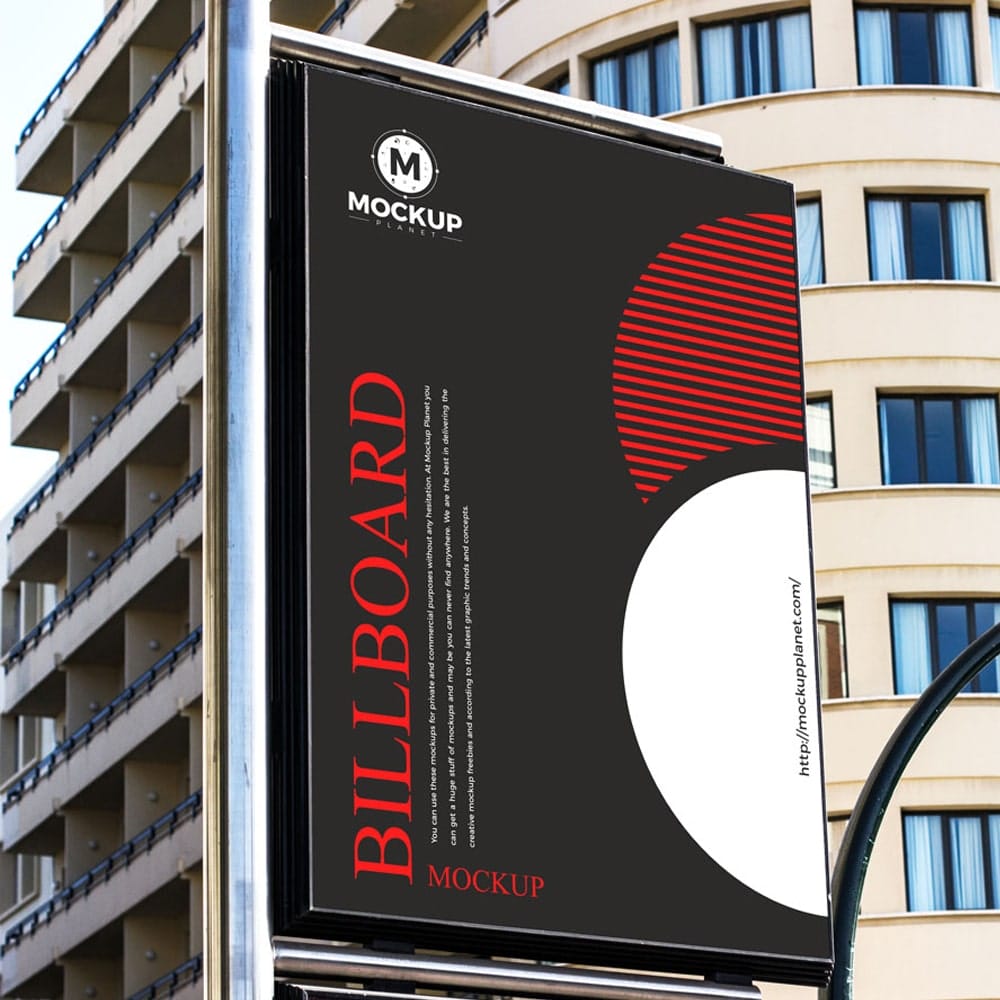 Free Road Side Outdoor Advertisement Billboard Mockup Design 1 Free Road Side Outdoor Advertisement Billboard Mockup Design
