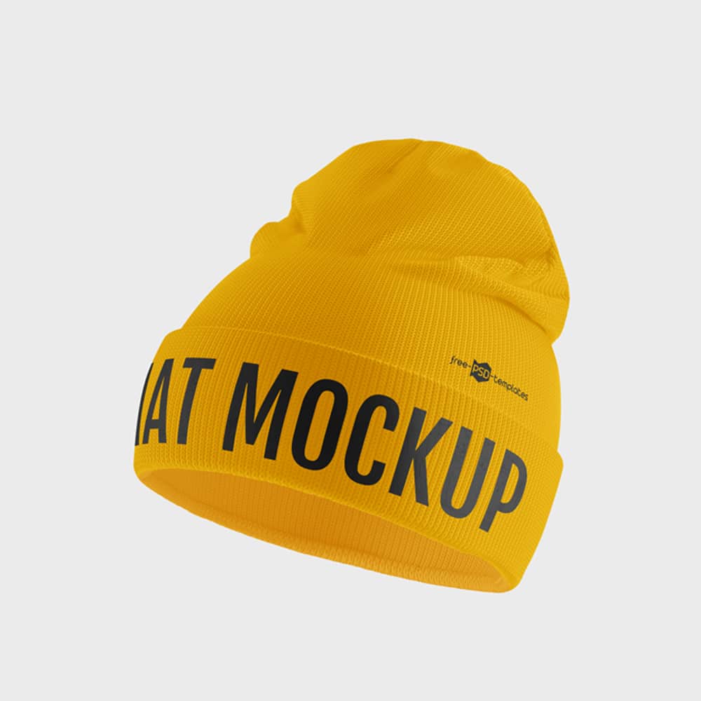Free Winter Hat Mockups in PSD 1 Free Winter Hat Mockups in PSD