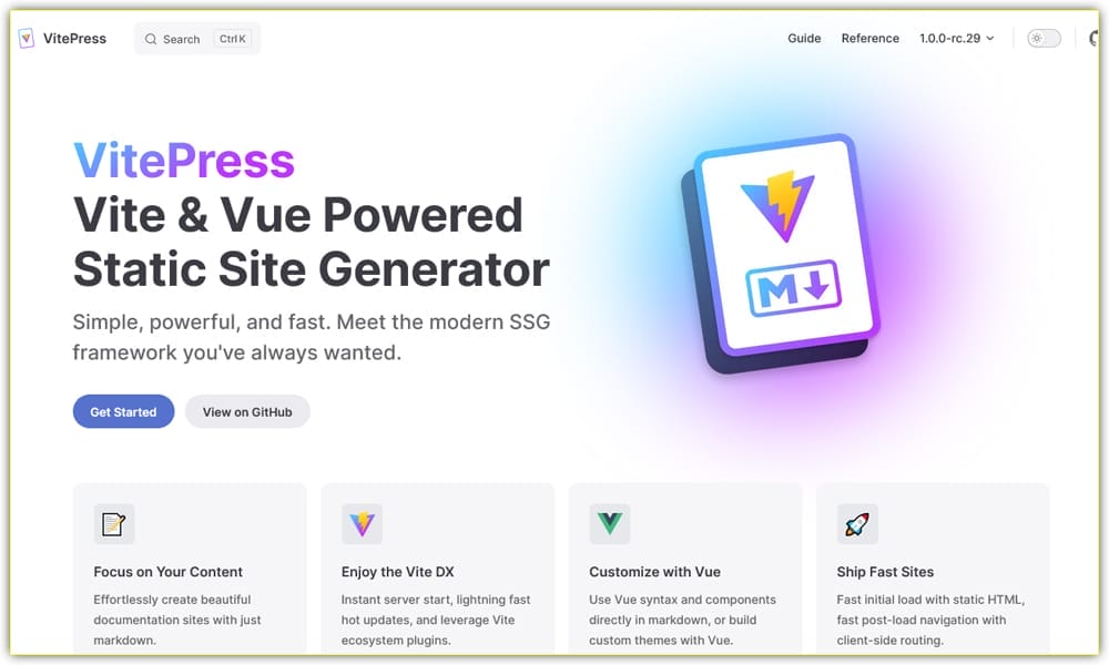 15+ Top Static Site Generators for 2025 17 VitePress