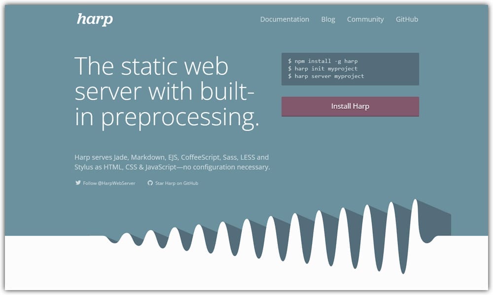 15+ Top Static Site Generators for 2025 19 Harp