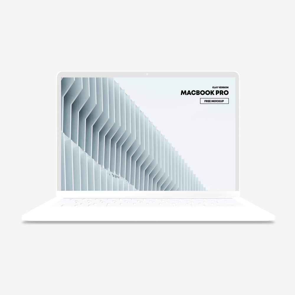 Free MacBook Pro Clay Mockup 1 Free MacBook Pro Clay Mockup