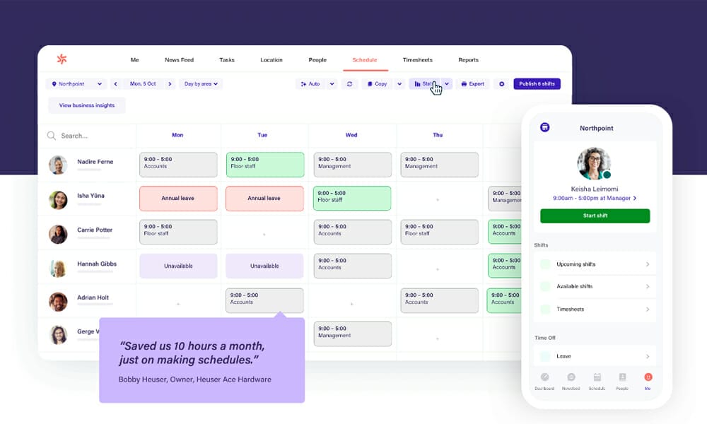 10+ Best Work Schedule Software 2023 4 Deputy