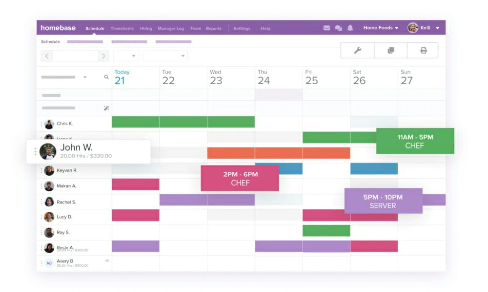 10+ Best Work Schedule Software 2023 10 Homebase
