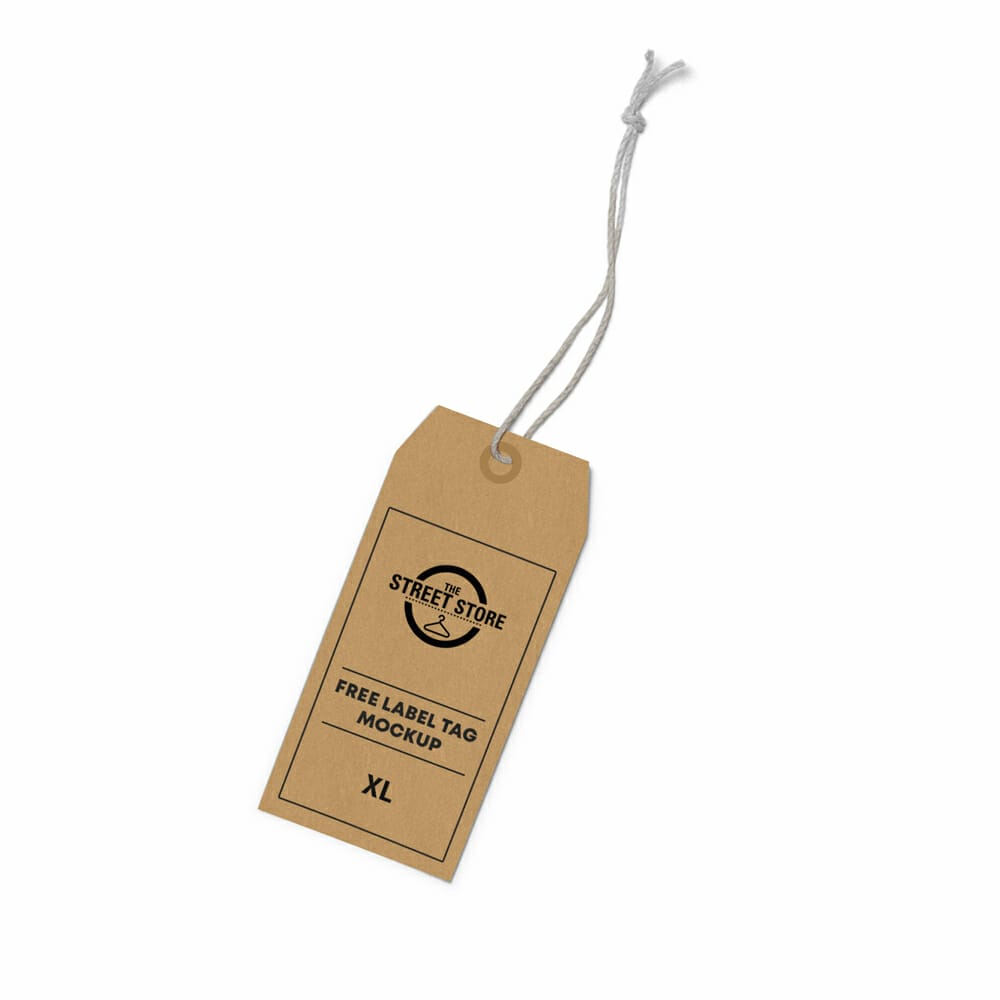 Label Tag Free Mockup 1 Label Tag Free Mockup