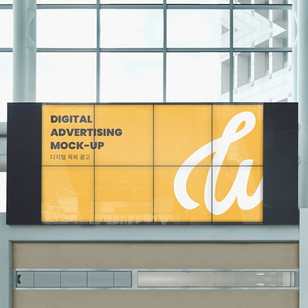 Digital Advertising Mockup 1 Digital Advertising Mockup