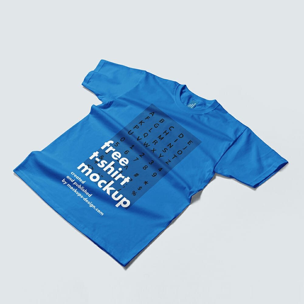 Flat T-Shirt Mockup 1 Flat T-Shirt Mockup