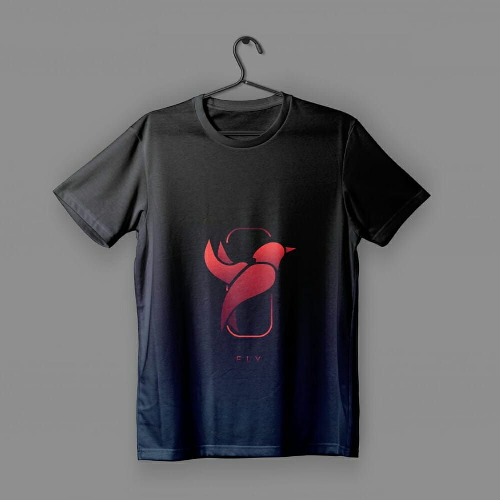 Simple Black Men Tee Mockup Free PSD 1 Simple Black Men Tee Mockup Free PSD