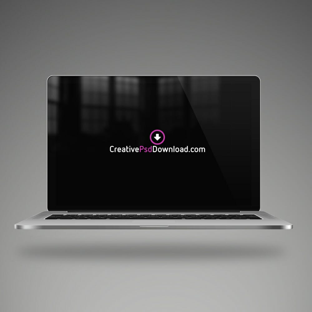 Macbook Free PSD Mockup 1 Macbook Free PSD Mockup 1