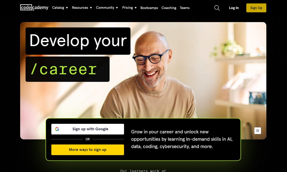 Coding Practice Sites for Beginners & Professionals 47 Codecademy