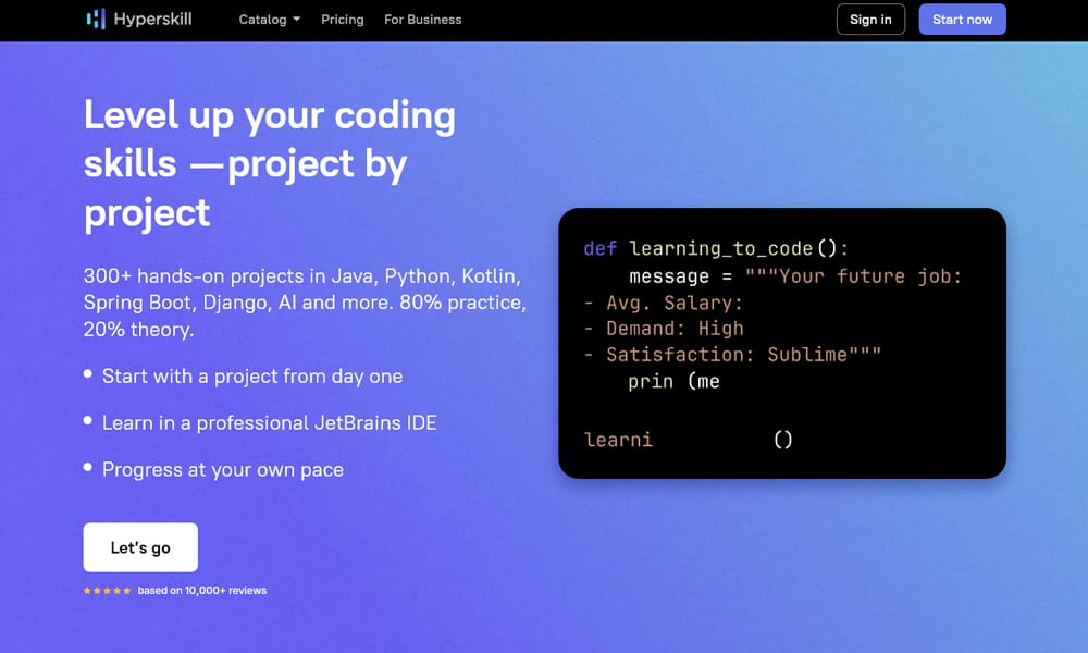 Coding Practice Sites for Beginners & Professionals 48 Hyperskill