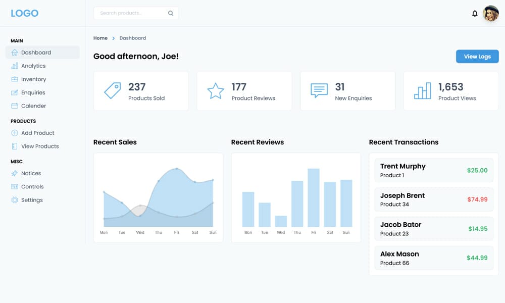 20+ Best Free VueJS Admin Templates 24 Vue Tailwind Admin