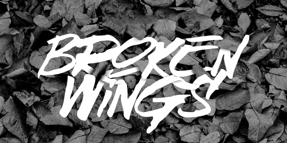 Free Graffiti Fonts That Will Make Your Designs Pop! 7 Broken Wings