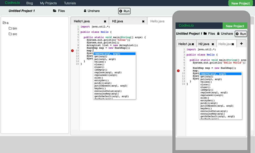 20+ Best Online Java Compiler, Editor and IDE 1 Codiva